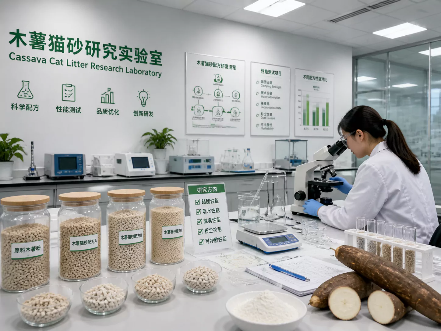 Cassava Cat Litter Factory