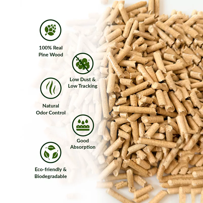 Eco-friendly Pine Cat Litter