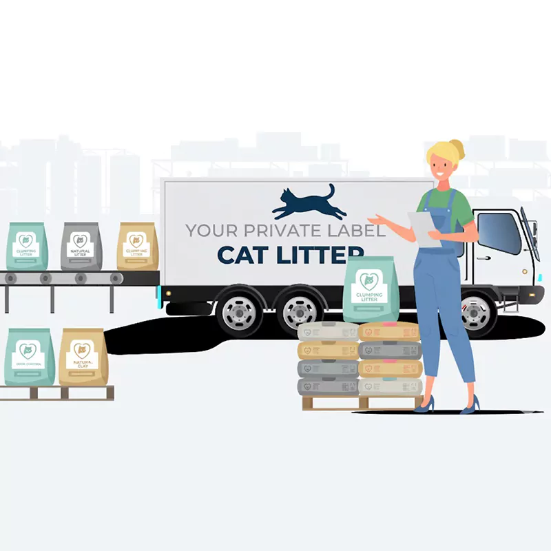 Private Brand Bentonite Cat Litter