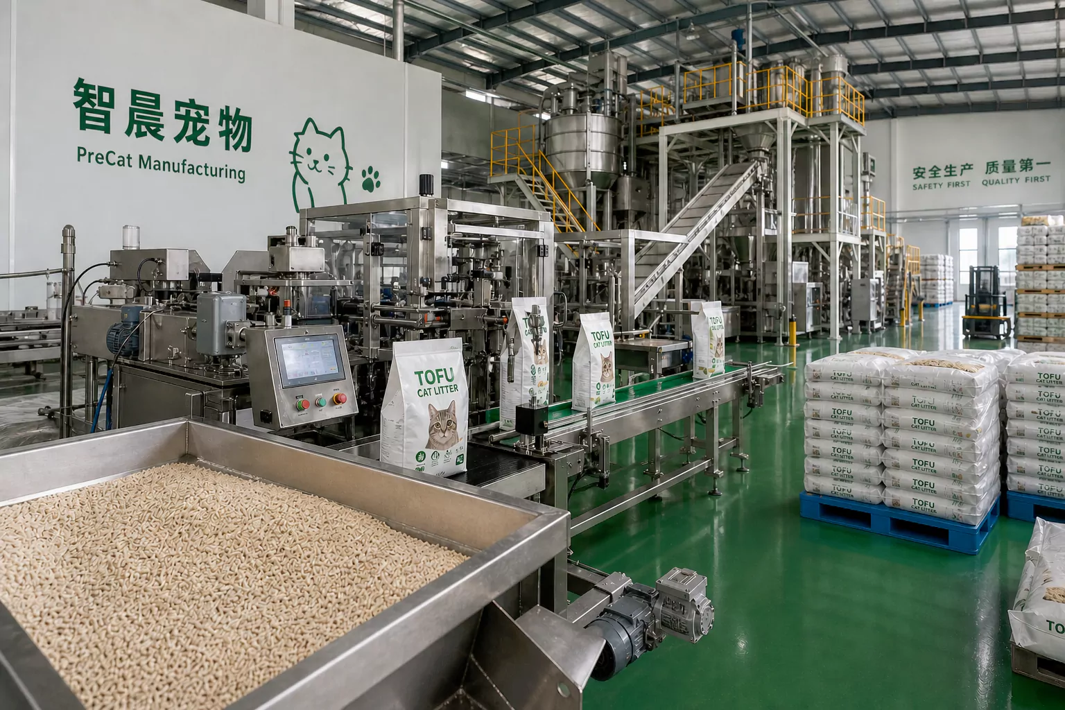 Biodegradable Tofu Cat Litter Supplier